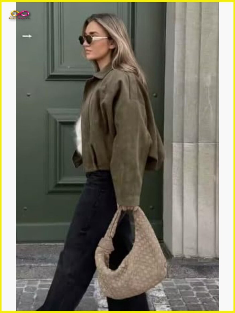 Faux Suede Cropped Jacket Open Front Casual Lightweight Fall Winter Coat - Picture 5 of 7